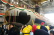 Scorpene Submarine, Built at Mumbai Docks, Launched Into Water